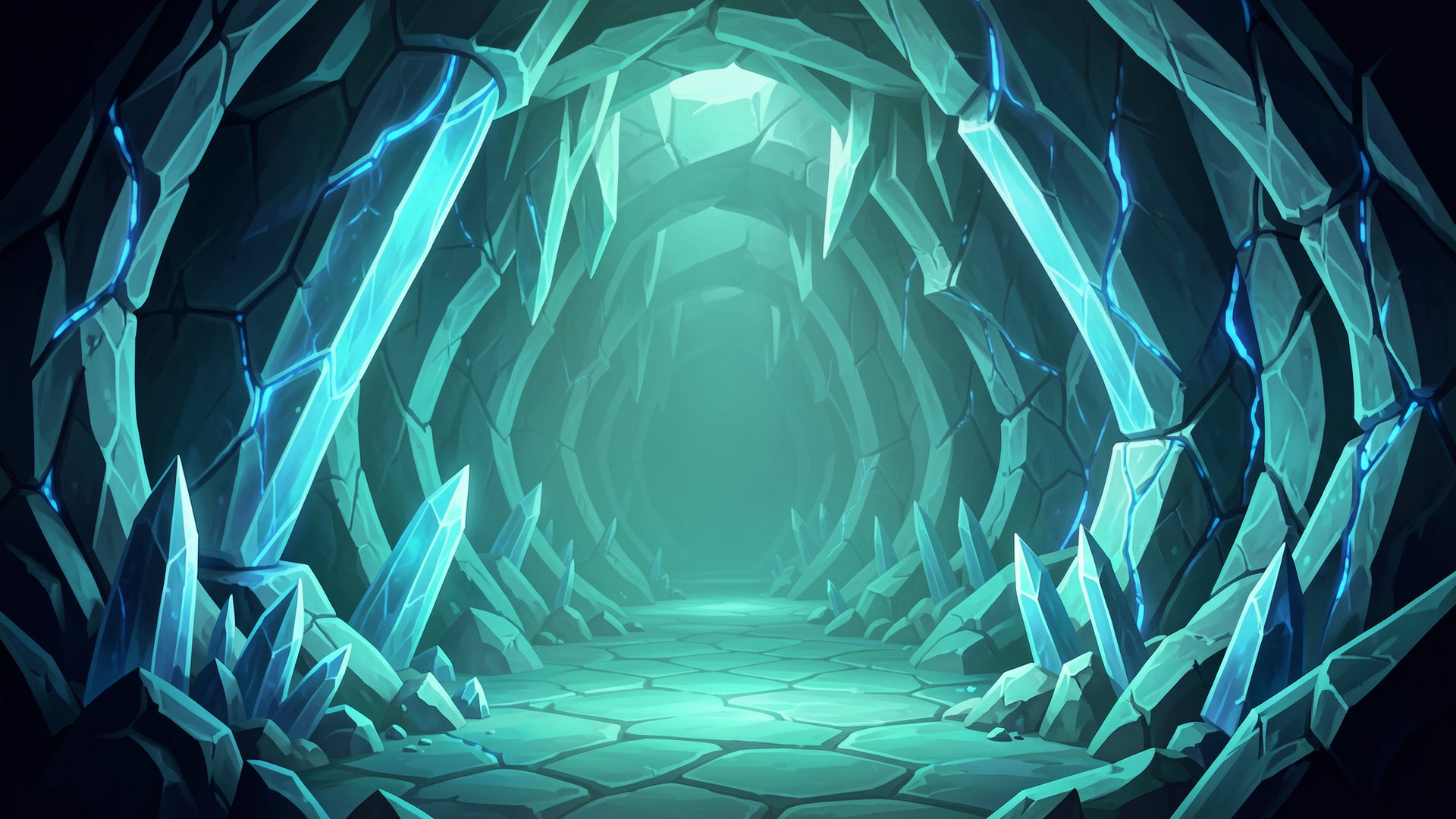 Gem Bounce level artwork with a colourful puzzle landscape